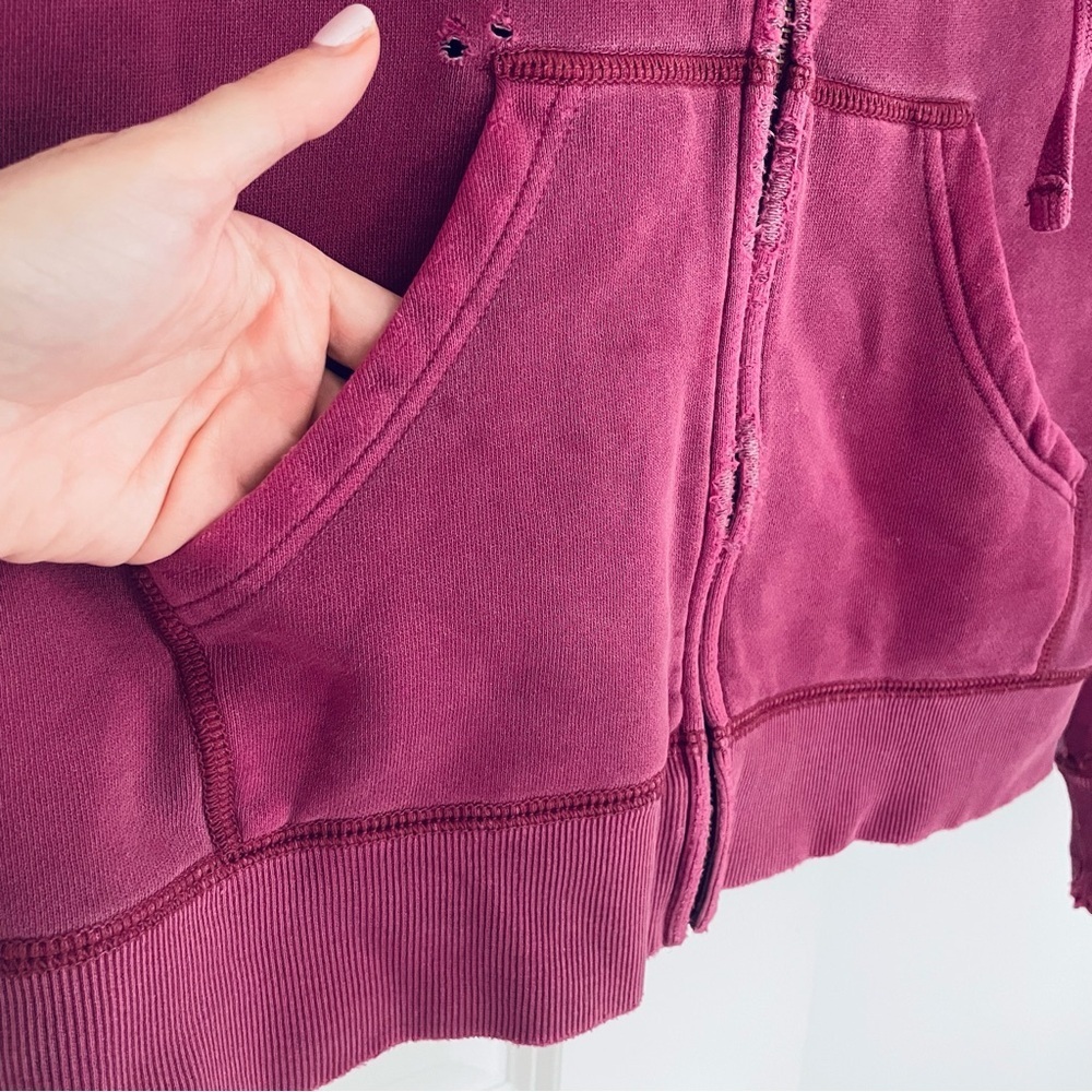 Life is Good Pink Full Zip Hoodie with Pockets - Picture 9 of 14